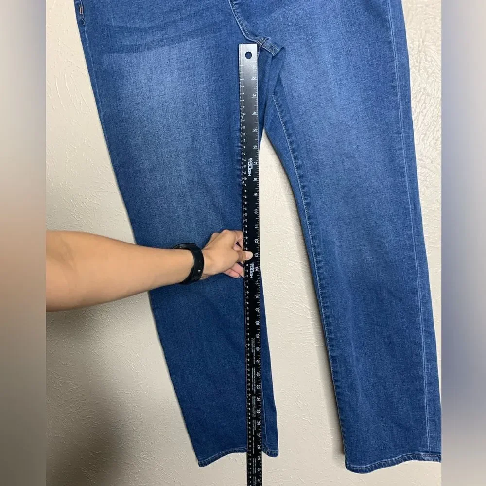 Soft Surroundings Supremely‎ Soft Relaxed Straight Leg Jeans blue - Picture 13 of 13